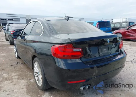 2015 BMW 228I from USA, damaged, VIN WBA1F5C50FV257756